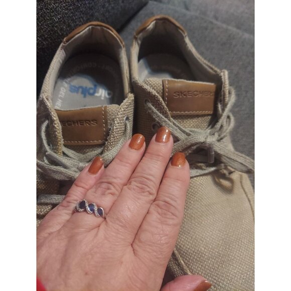 Skechers Expected Orman Mens Size 8 Shoes Brown Lace Up Relaxed Fit Sneakers - Picture 7 of 8